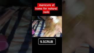 How to do manicure at home for natural nails #naturalnails #diymanicure #diymanicureathome