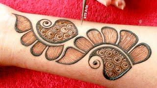 New stylish front hand mehndi design for Christmas | Latest mehndi design | Mehandi design #mehndi