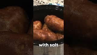 Don't use foil for slow cooker baked potatoes