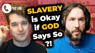 DISGUSTING Caller Says Slavery is Okay if GOD Says So | Forrest Valkai & Aaron Adair