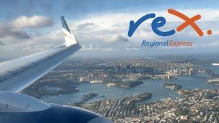 Full Flight - Rex (Regional Express) Gold Coast to Sydney ZL549 Boeing 737-800