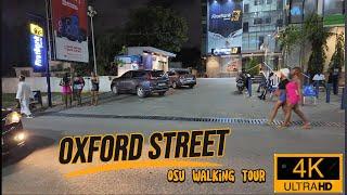  OSU OXFORD STREET. Redlight District 4K Nightlife Walking Tour In Accra