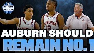 Auburn should be No. 1 despite Florida L; Dusty May addresses IU job; St. John's-UConn; weekend reax