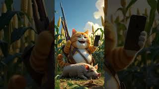 "Victory Selfie: The Farmer Cat Chronicles"