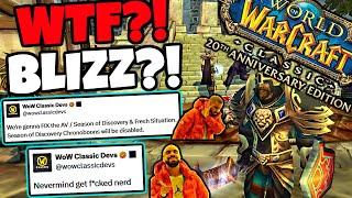 WTF BLIZZARD?! The Situation Got Even Worse... Fresh Classic WoW & Season of Discovery