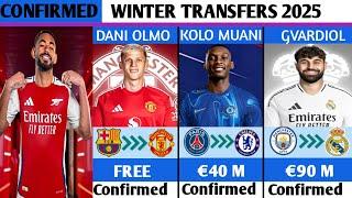 NEW CONFIRMED TRANSFERS & RUMOURS WINTER 2025KOLO MUANI TO CHELSEA,CUNHA TO ARSENAL