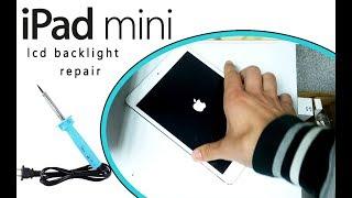 iPad Mini LCD Backlight Hardware Repair tutorial / reparación de la luz de fondo de la pantalla