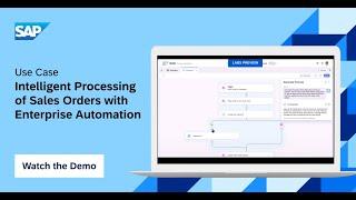 Intelligent processing of Sales Orders with Enterprise Automation