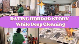 STORYTIME: DATING HORROR STORY WHILE DEEP CLEANING | BE CAREFUL DATING | ANSWERING QUESTIONS | SMTV