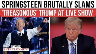 Bruce Springsteen TEARS APART Trump At Manchester Concert; Serves UK With Politically Charged Show