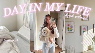 HIGH SCHOOL DAY IN MY LIFE *grwm, homework, + routines*