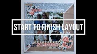 Paper Pad Party // Start to Finish Layout (#35)