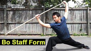 Shaolin Kung Fu Training - Yin Shou Staff Session 1