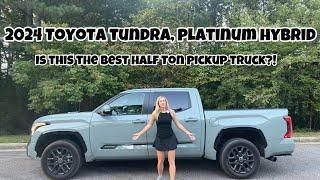 One of my FAVORITE trucks! 2024 Toyota Tundra Platinum iForce MAX Hybrid ($72K as shown)