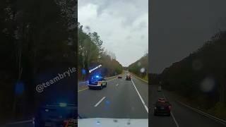 High speed chase on i40 East in Tennessee ending in a crash. #crash #shorts #shortvideo #tennessee