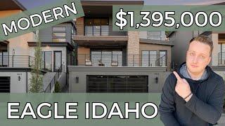 IronHaven Homes | Lakemoor Subdivision | $1,395,000 | Eagle Idaho | Modern | Luxury Property Tour