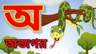 অ আ ই ঈ উ ঊ ঋ ঌ |  ক খ গ ঘ ঙ | অ'য় অজগর আসছে তেড়ে | oi ojogor asche tere | Bangla Alphabets Song