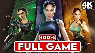 TOMB RAIDER 4-6 REMASTERED Gameplay Walkthrough FULL GAME 100% [4K 60FPS] - No Commentary