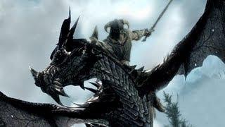 The Elder Scrolls V Skyrim — Драконорожденный! Полеты на драконах!