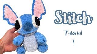 Crochet Stitch toy - amigurumi Stitch pattern part 1 - Lilo a Stitch