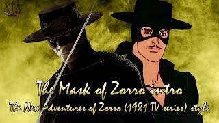 The Mask of Zorro intro (The New Adventures of Zorro (1981 TV series) style) [HD]