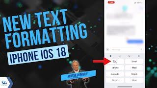 iOS 18's new text formatting and effects in messages | Kurt the CyberGuy