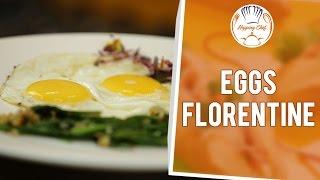 How to Make Egg Florentine with Spinach by Chef Michael || Hopping Chef