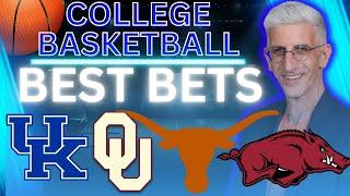 Wednesday College Basketball Picks | Texas vs Arkansas | Kentucky vs Oklahoma | CBB Picks 2/26/25