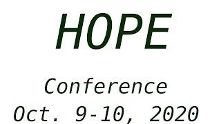 Hope Conference Oct. 9-10, 2020 | Intro