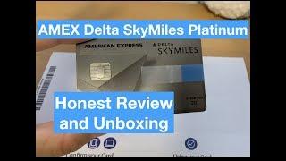 NEW Amex Delta SkyMiles Platinum Card | 100K Points Historic High | Review Unboxing