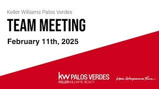 KW Palos Verdes Team Meeting 2.11.25