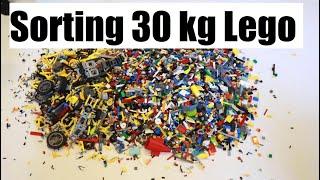 Sorting 30kg Lego - Time Lapse