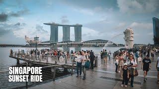 Singapore Downtown Sunset Ride (Jan 2024)