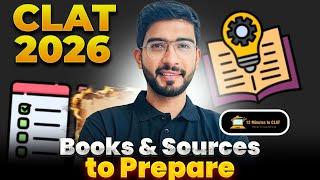 CLAT 2026: Books and Sources to Prepare Effectively I Most Practical Sources I Keshav Malpani