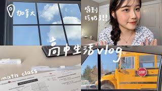 VLOG||加拿大高中生之零散的日常/喝到珍奶的一天！！［titibetty]