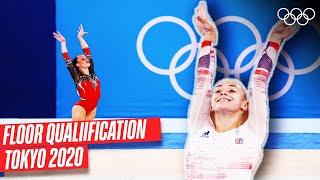 FULL Women's floor qualification - Subdivision 1&2 ‍️ | Tokyo 2020