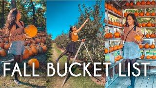 Fall Bucket List | TOP 10 Must Dos