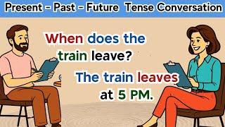 English Speaking Practice | Simple Present, Past Tense , Future Tense| English Conversation Practice