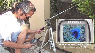 Ferrex Inspection Camera stabilizer/tripod support. Borescope Endoscope filming on a budget