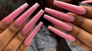 Acrylic Super Long Nails | Nails Tutorial |