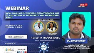 Metal Nanoparticle Synthesis Heredity Biosciences