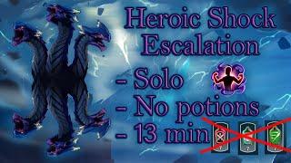 [Dauntless] Heroic Shock Escalation -Solo -No potion -13 min (Repeater)