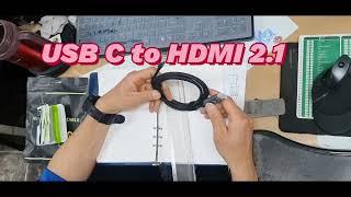 USB C to HDMI 2.1 8K60Hz 대전 세종 충남 남강네트워크전산