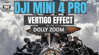 DJI Mini 4 Pro how to do vertigo effect (dolly zoom) #shaunthedrone