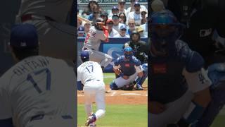 Shohei Ohtani records his first two strikeouts as a Dodger! #dodgers #sports #losangeles
