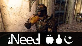 Skyrim Mod: iNeed - Food, Water and Sleep