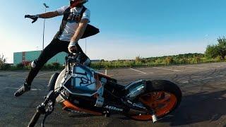 Rok Bagoros 2015 - #RokONtrickBox - stunt session nr.1 - KTM 200 Duke freestyle