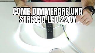 COME DIMMERARE UNA STRISCIA LED 220V