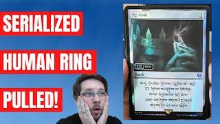 SERIALIZED Human Sol Ring 220 of 900 Found LIVE! Lord of the Rings Collector Pack #MTG Ships 6/16