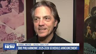 Erie Philharmonic 2025-2026 Schedule Announcement